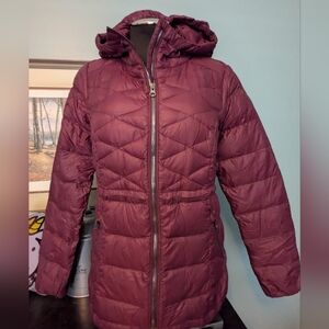 Athleta Women's Quilted Puffer Jacket - Deep Burgundy